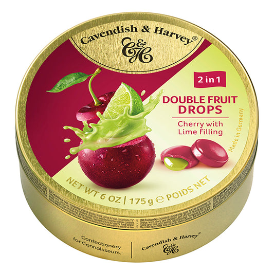 Cavendish & Harvey Doublefruit Cherry Lime 175 Gram