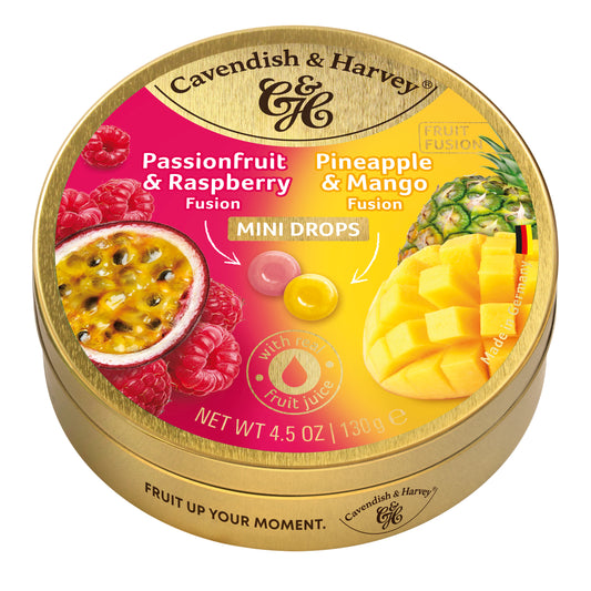 Cavendish & Harvey Passionfruit/Rasberry & Pineapple/Mango 130 Gram