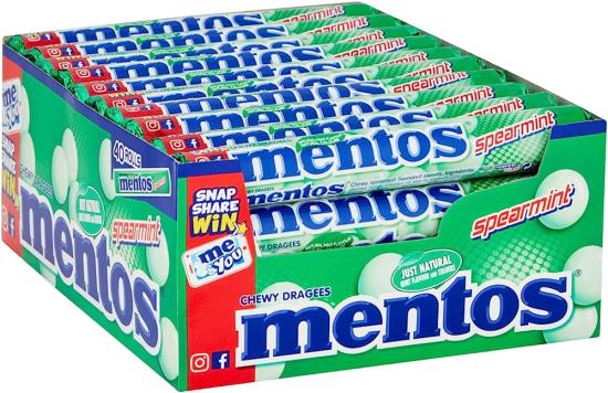 Mentos Spearmint Doos - 40 Stuks