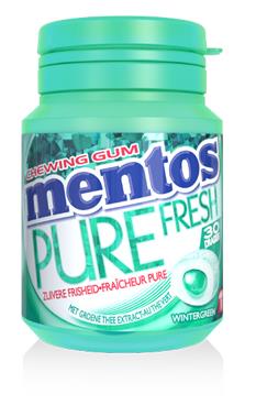 Mentos Bottle PF Winter Green 60 Gram Verpakking