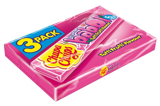 Chupa Chups Big Babol Tutti Frutti Kauwgom 3-Pack