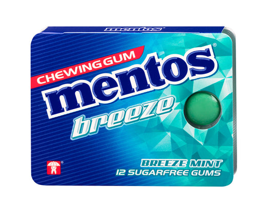 Mentos Kauwgom Breeze Mint Blister
