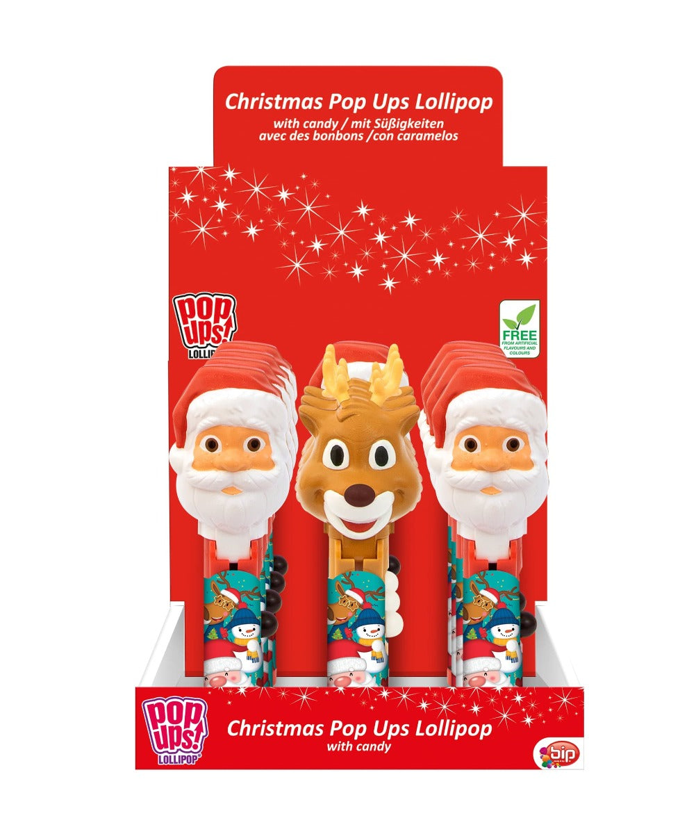 Christmas Pop Up Lollipop - 12 Stuks