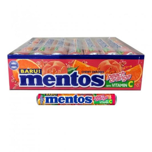 Mentos Peach Orange 29 Gram