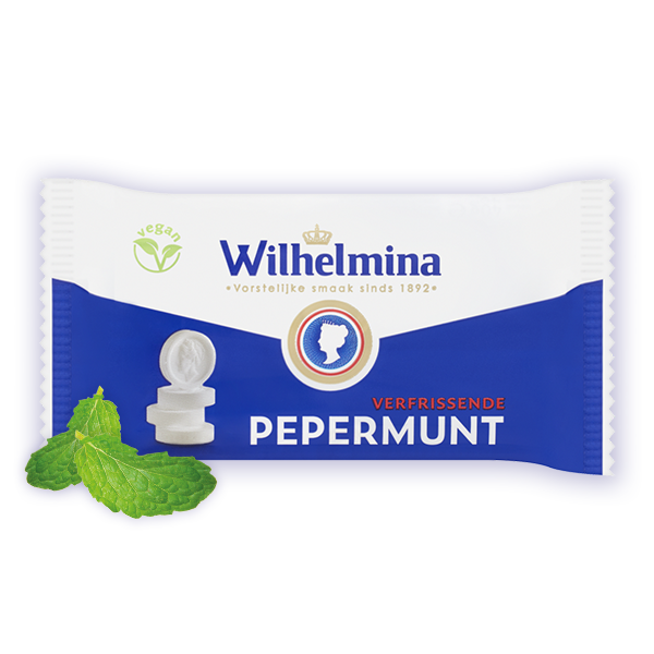 Wilhelmina Pepermunt Vegan 3-Pack 120 Gram