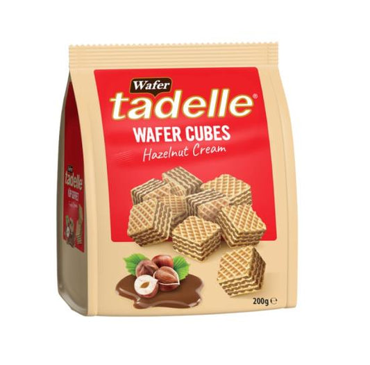 Tadelle Wafer Cubes Hazelnut 200 Gram