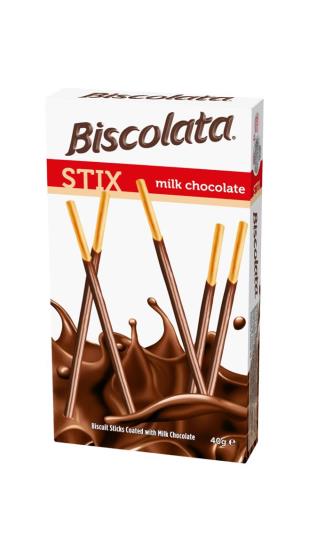 Biscolata Stix Milk Chocolate 40 Gram