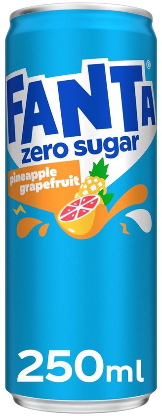 Fanta Pineapple Grapefruit Zero Tray 12 x 25CL