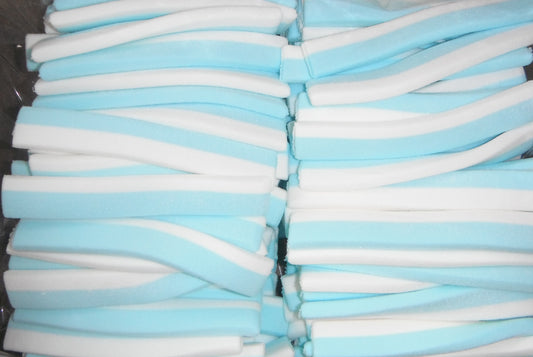 Spekreepjes Blauw Wit 2 Kilo - 15cm