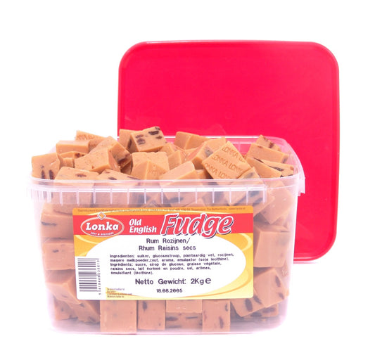 Fudge Rum Rozijnen 2 Kilo