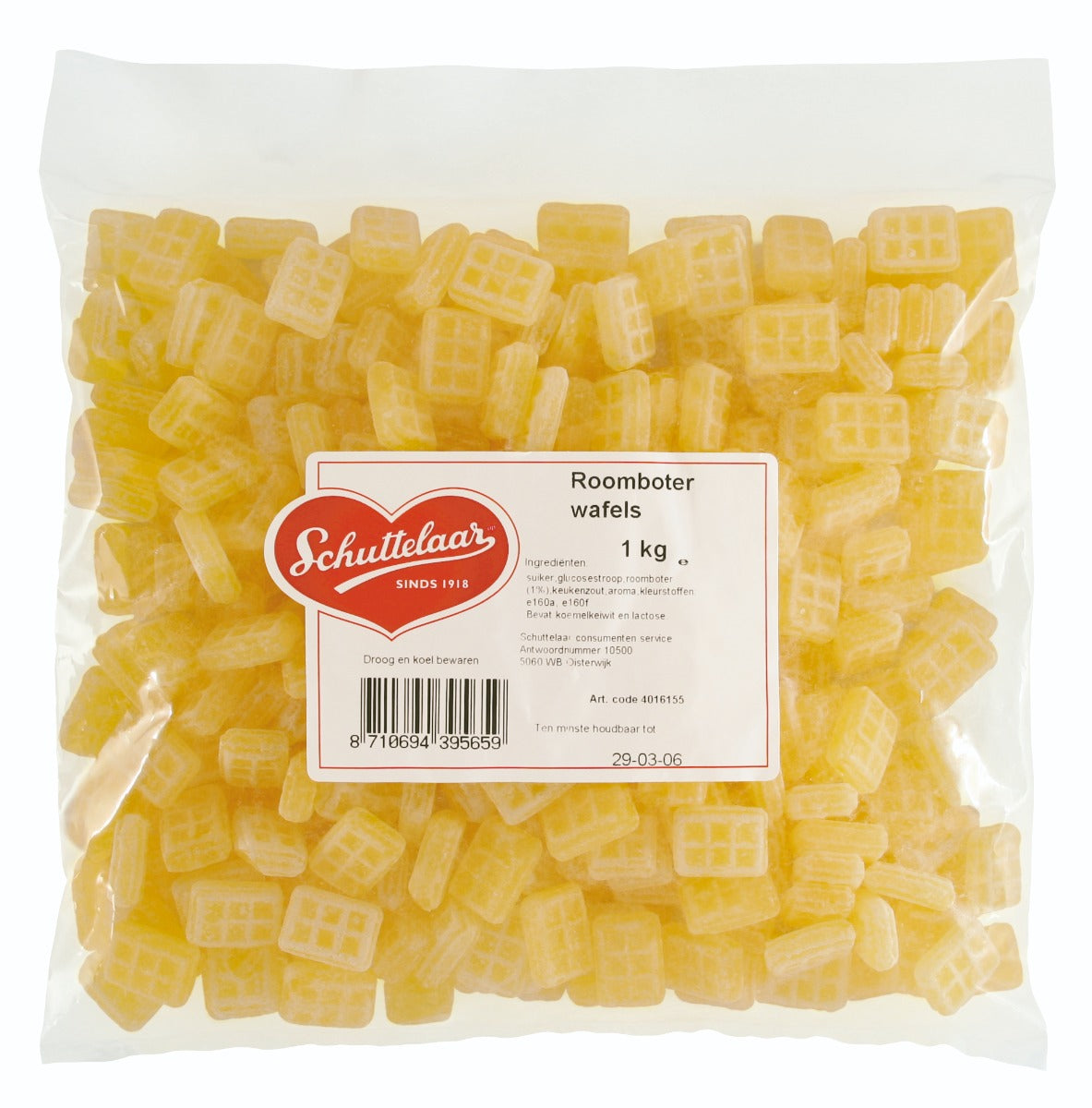 Roomboterwafels 1 Kilo