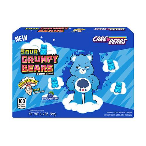 Warheads Sour Grumpy Bears Blue Raspberry Doos 12 x  99 Gram