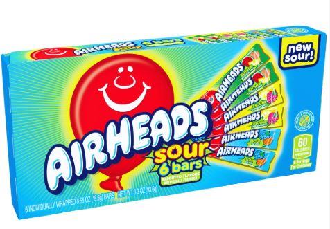 Airheads Sour 6-Bars 93 Gram
