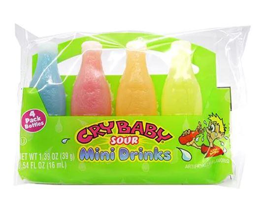 NIK-L-NIP WAX Sour Bottles 4 Stuks