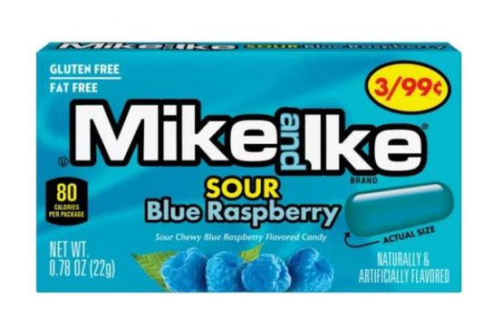 Mike And Ike Sour Blue Raspberry 120 Gram