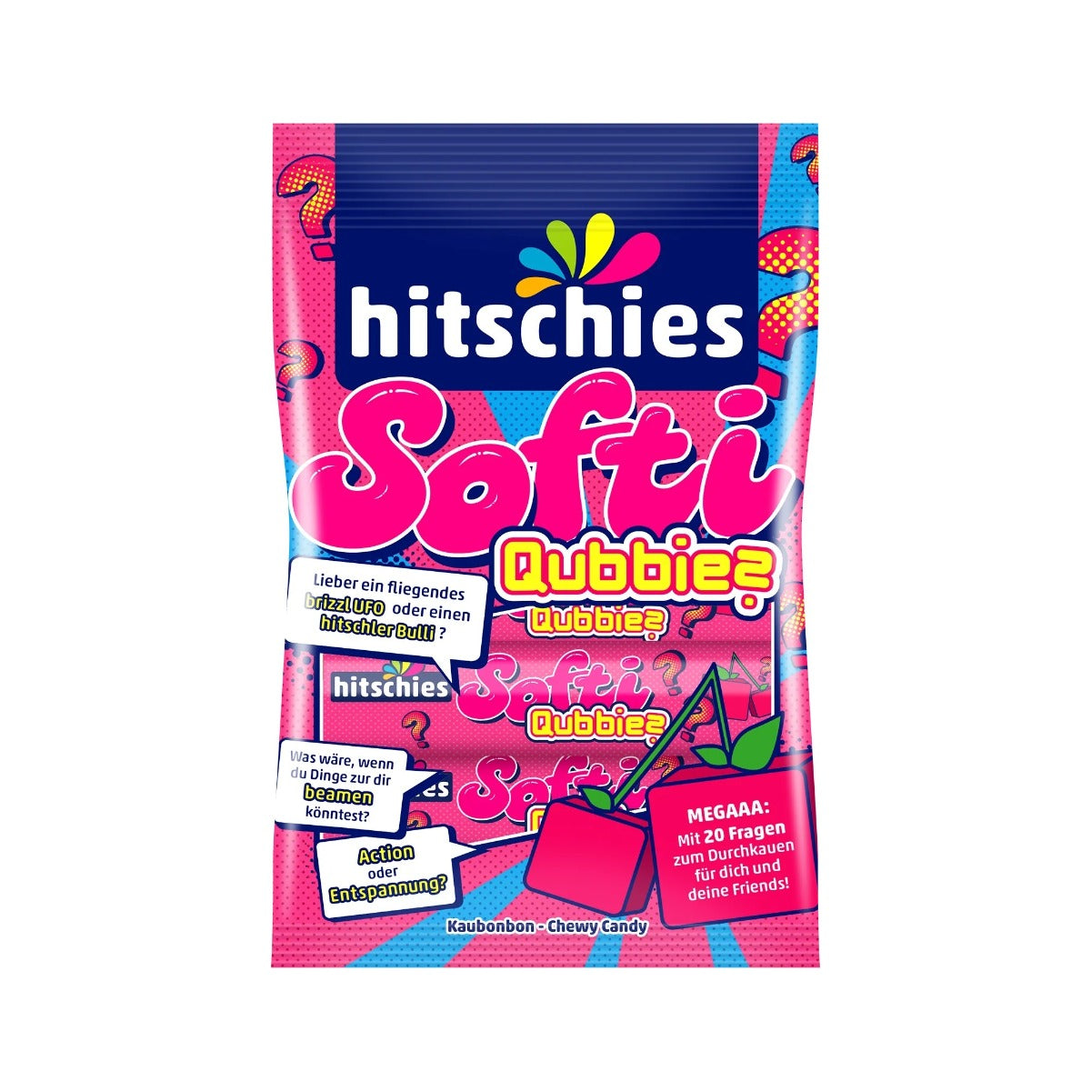 Hitschies Softi Qubbies Kers 80 Gram