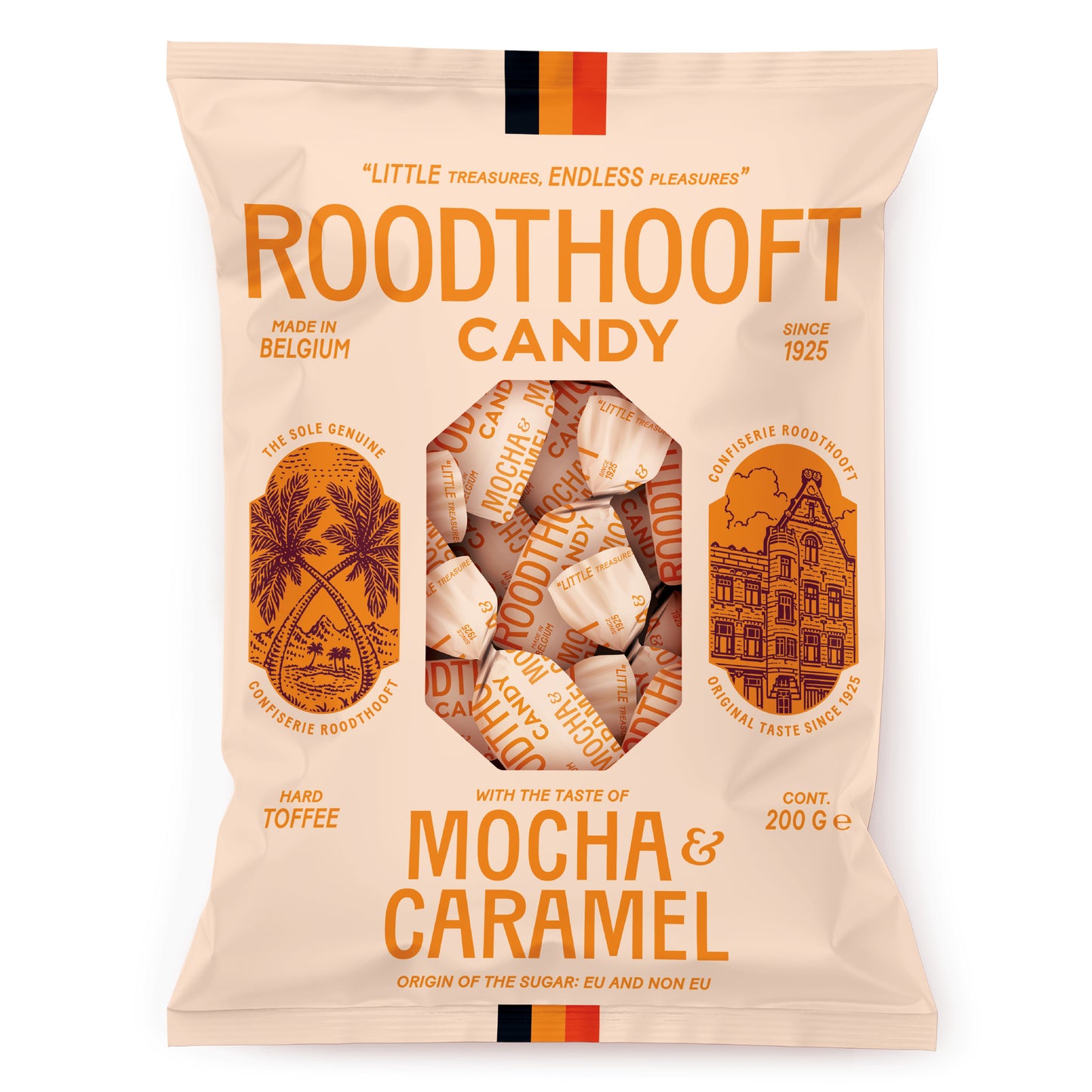 Roodthooft Mocha Caramel 200 Gram