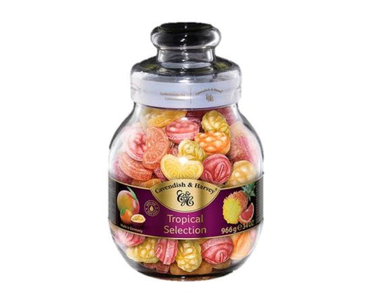 Cavendish & Harvey Snoeppot Tropical Zuurtjes 6 x 1 Kilo