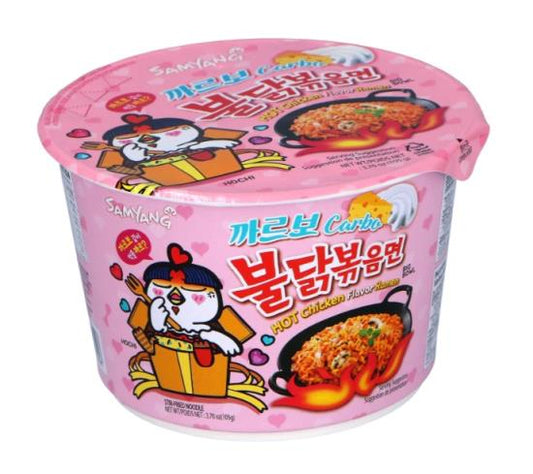 Cup Ramen Carbonara Hot Chicken 105 Gram
