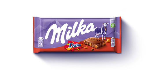 Milka Daim Chocolade Reep 100 Gram