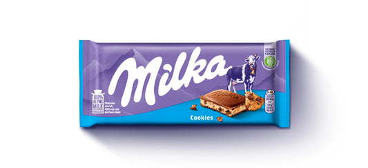 Milka Cookies Chocolade Reep 100 Gram
