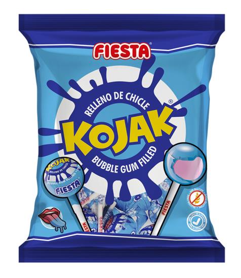 Kojak Bubbleknots Mounthpainter Lolly 105 Gram