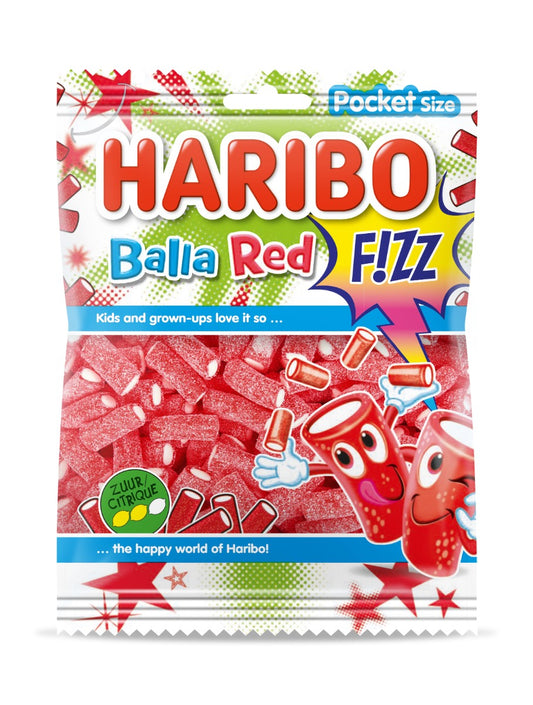 Haribo Balla Red Zuur 70 Gram