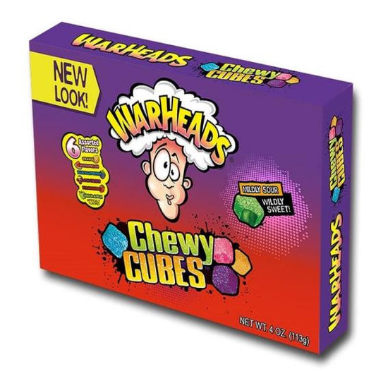 Warheads Sour Chew Cubes 113 Gram