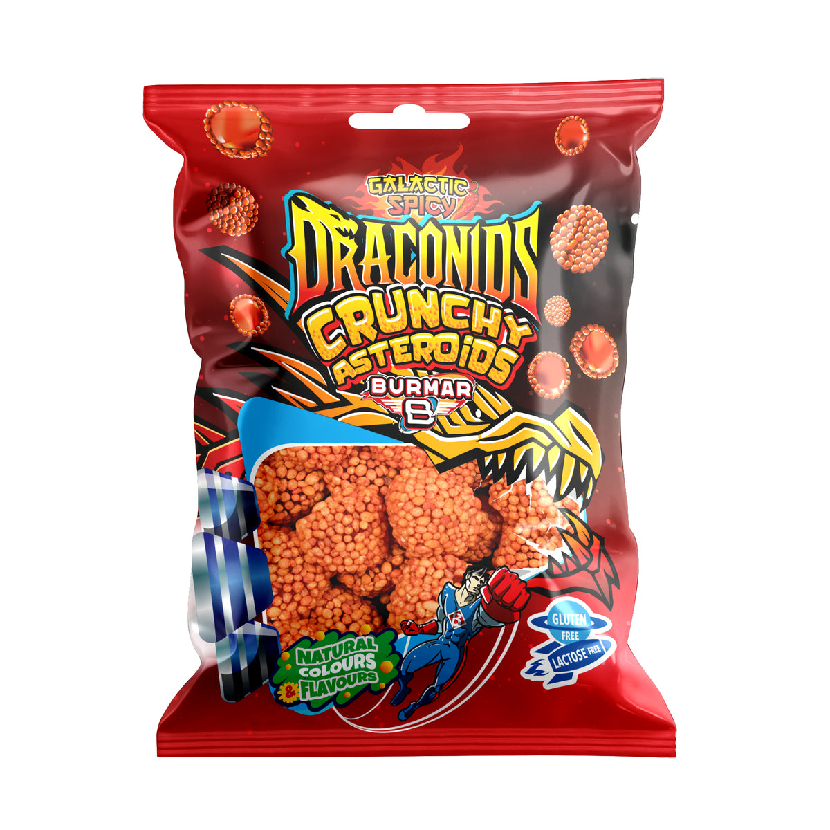 Burmar Draco Crunchy Asteroi 14 X 90 Gram