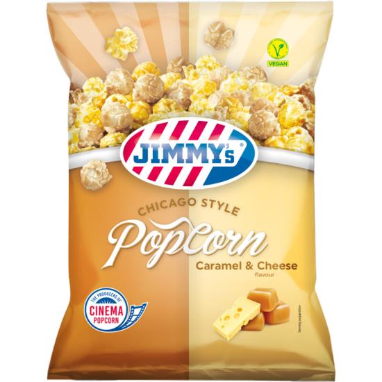 Jimmy's Popcorn Caramel & Cheese Doos 12 x 110 Gram