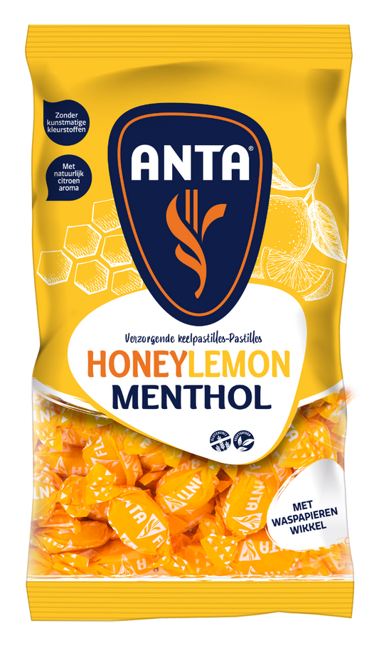 Anta Flu Honey Lemon 18 x 165 Gram Doos