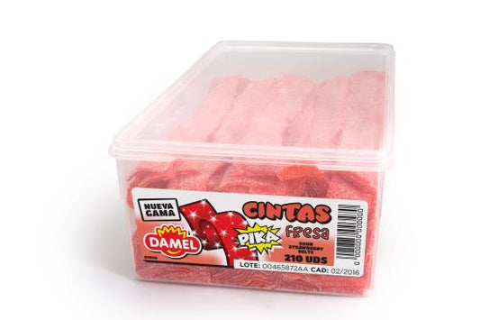 Damel Zure Matten Aardbei 210 Stuks