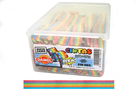 Damel Zure Matten Regenboog 210 Stuks