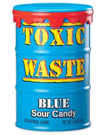 Toxic Waste Blue Sour Candy Drum
