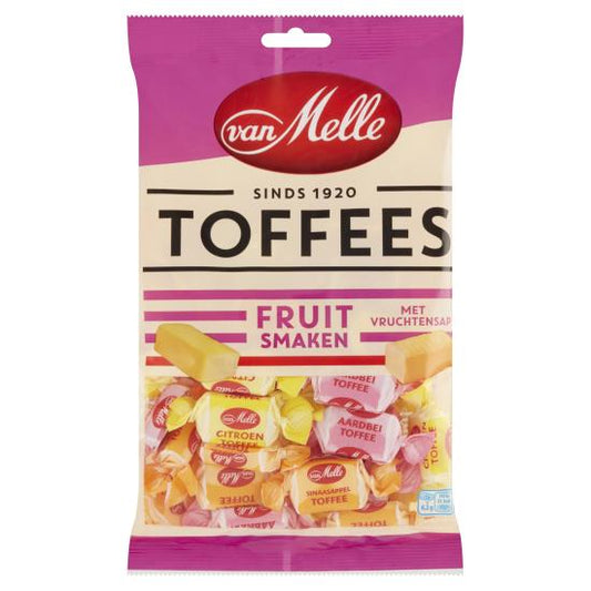 Van Melle Fruit Toffees 225 gram
