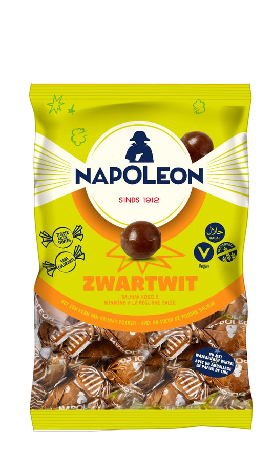Napoleon Zwart Wit Kogels 150 Gram