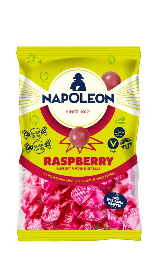 Napoleon Framboos Kogels 150 Gram