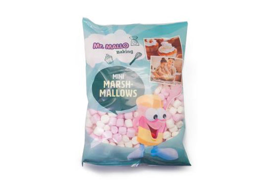 Mr. Mallo Mini Marshmallows Pink & White 150 Gram