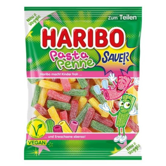 Haribo Pasta Penne Zuur 160 Gram
