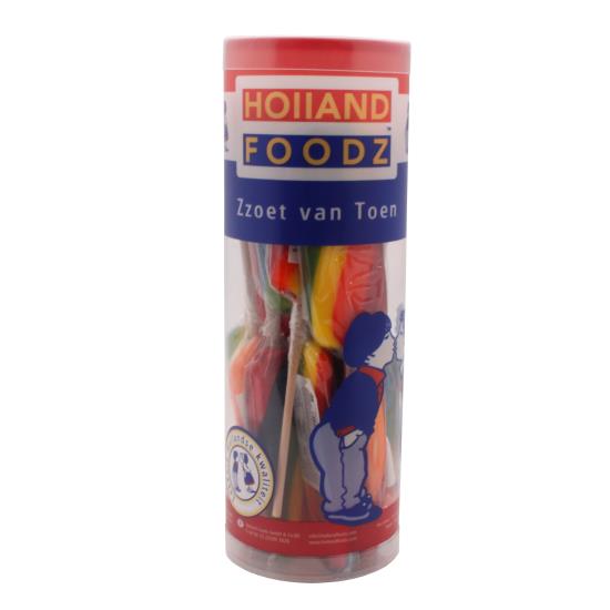 Holland Foodz Lange Lolly Regenboog - 14 Stuks
