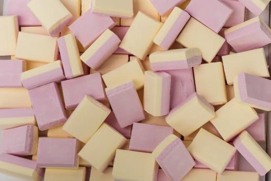 Schuimblokken Vanille Doos - 200 Stuks