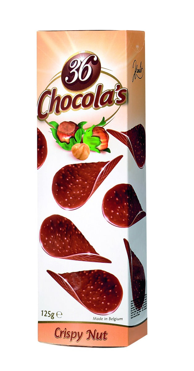 Chocola's Hazelnoot Chocolade 125 Gram/ 36 Stuks