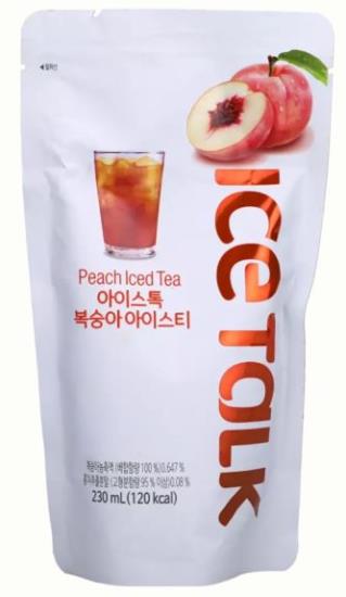 Ice Talk Iced Tea Peach Lemonade Pouch 230ML