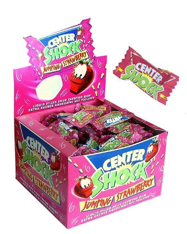 Center Shock Aardbei Kauwgom 100 Stuks