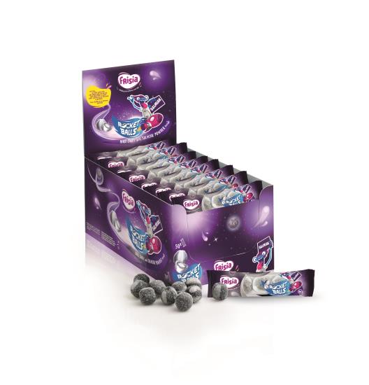 Frisia Rocketballs Salmiak Doos 50 Stuks