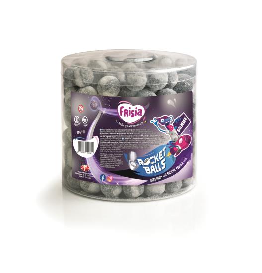 Frisia Rocketballs Salmiak - Silo 200 Stuks