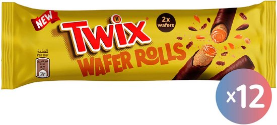 Twix Wafer Rolls 12 x 23 Gram