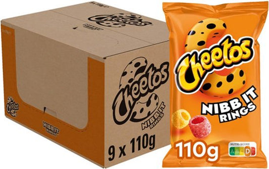 Cheetos Nibb It Rings Doos 9 x 110 Gram