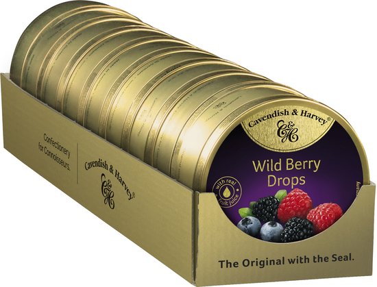 Cavendish & Harvey Wild Berry 9 x 175 Gram