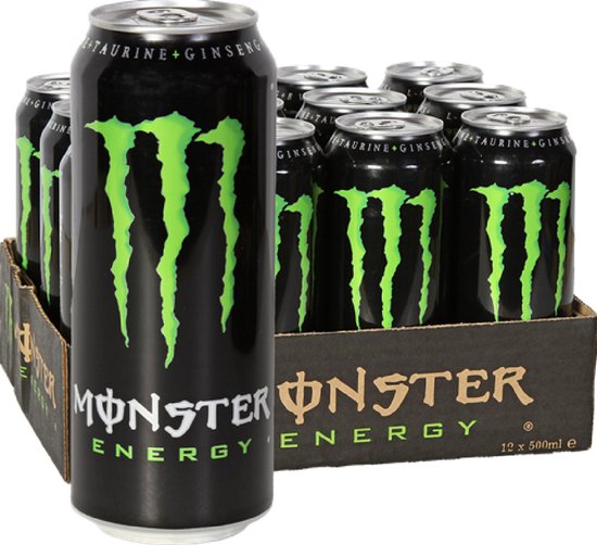 Monster Energy Groen Tray 12 x 500ML